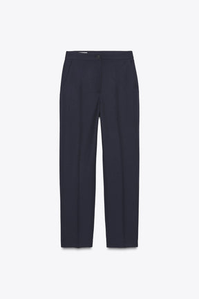 STRAIGHT-LEG TROUSERS