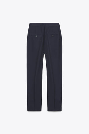STRAIGHT-LEG TROUSERS