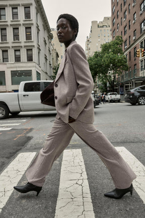 RUSTIC STRAIGHT-LEG TROUSERS