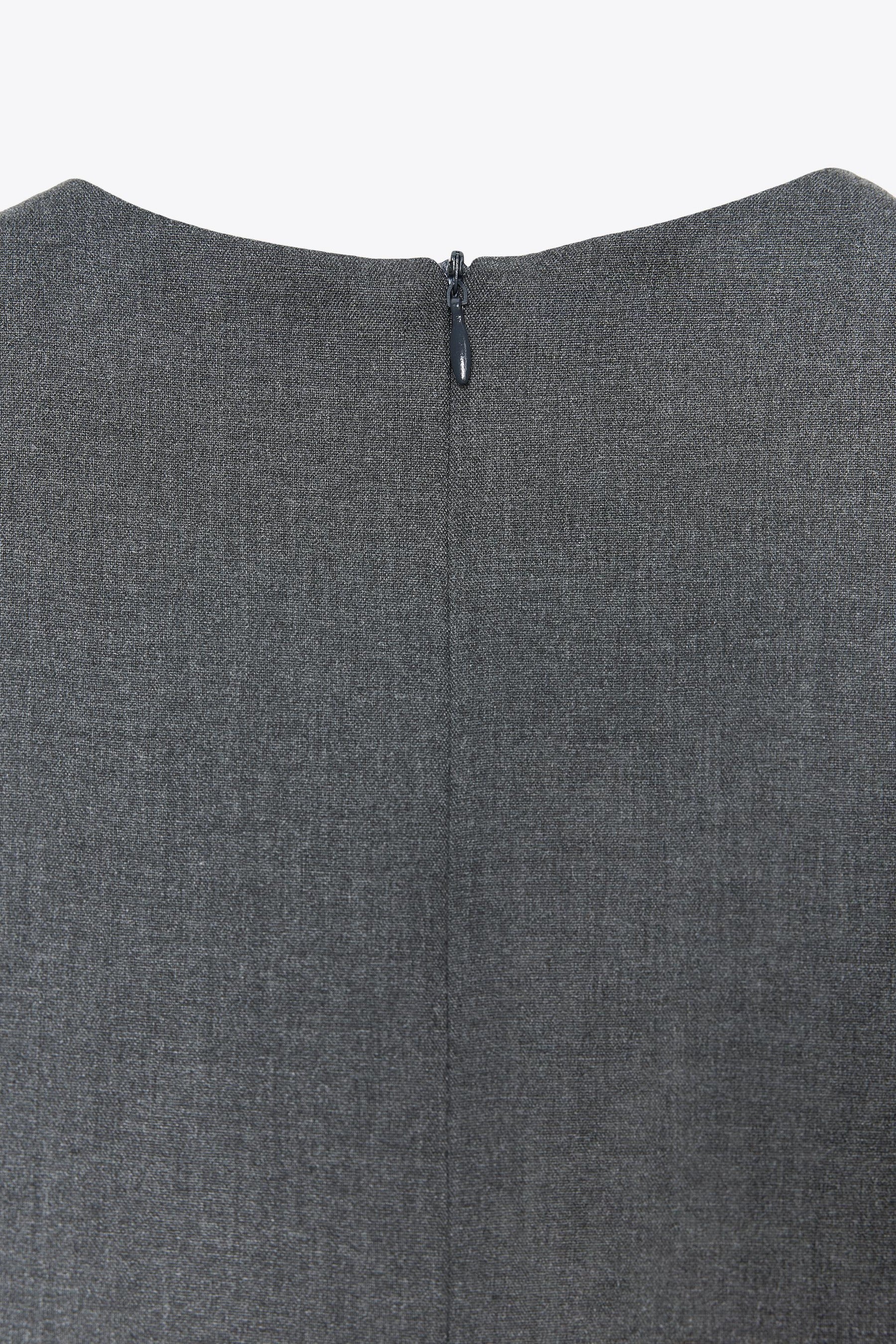 Tie-Belt Short Dress