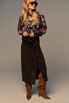 Floral Ruffled Blouse