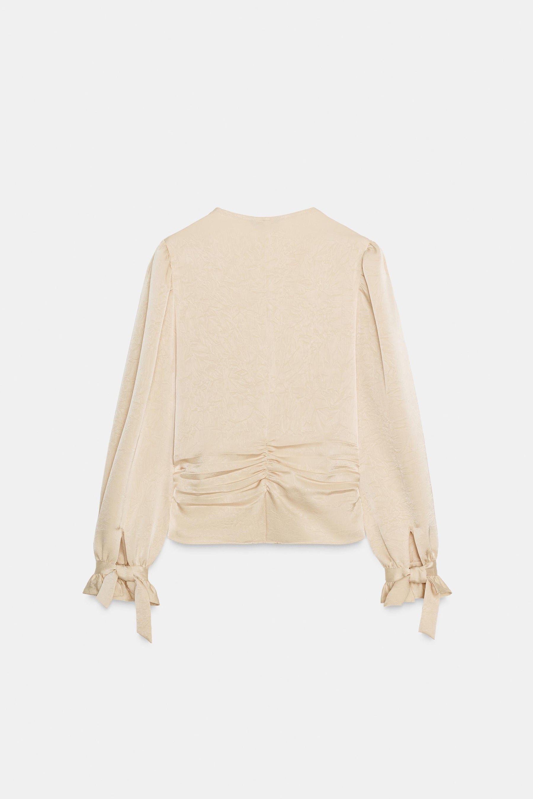 CREASED-EFFECT BLOUSE