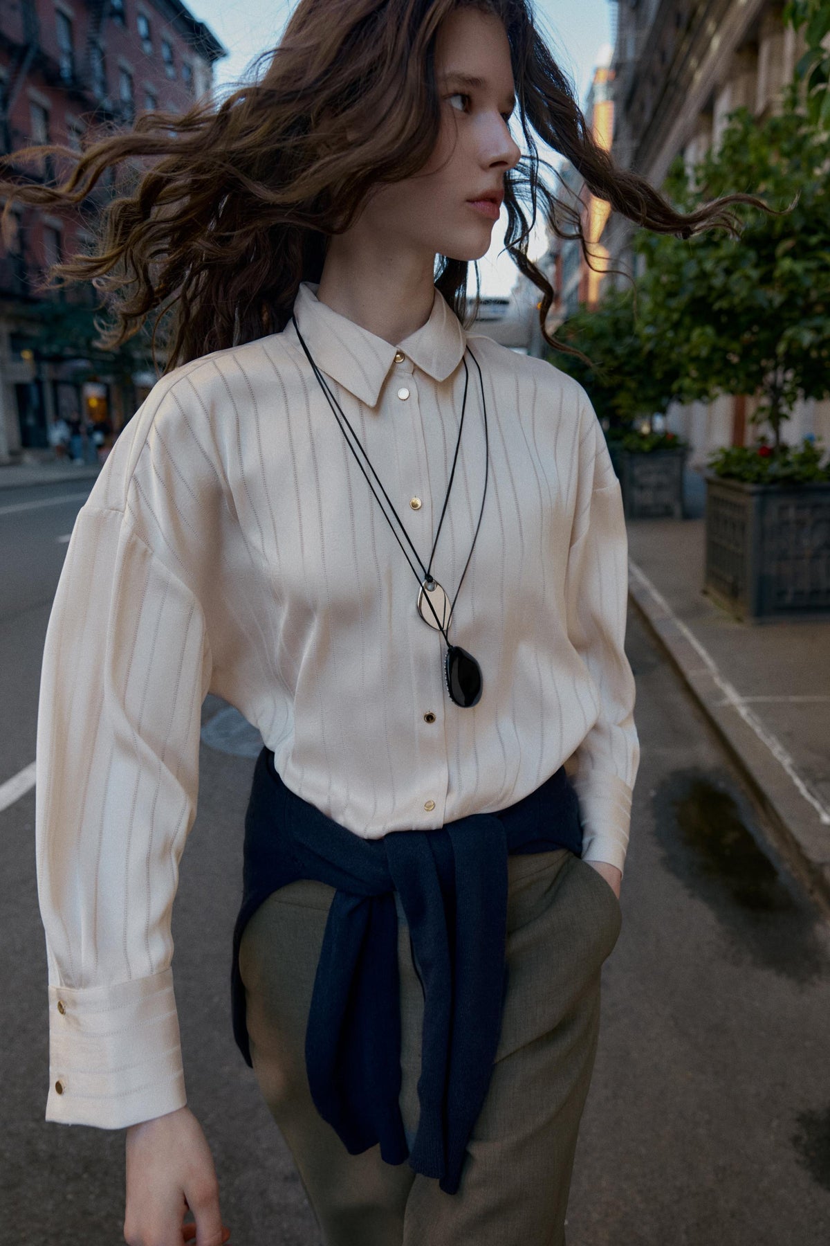 OVERSIZED STRIPED SHIRT