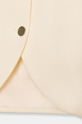 SHORT PUFF-SLEEVE BLAZER - Image 8