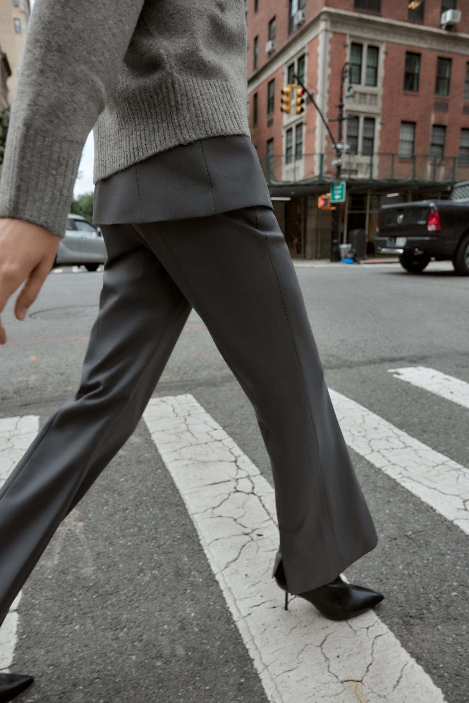 Flared Vented Trousers