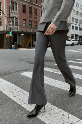 Flared Vented Trousers