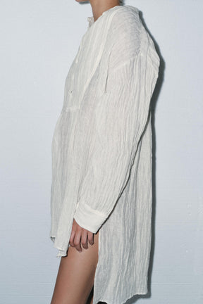 LIMITED EDITION CREASED-EFFECT LINEN