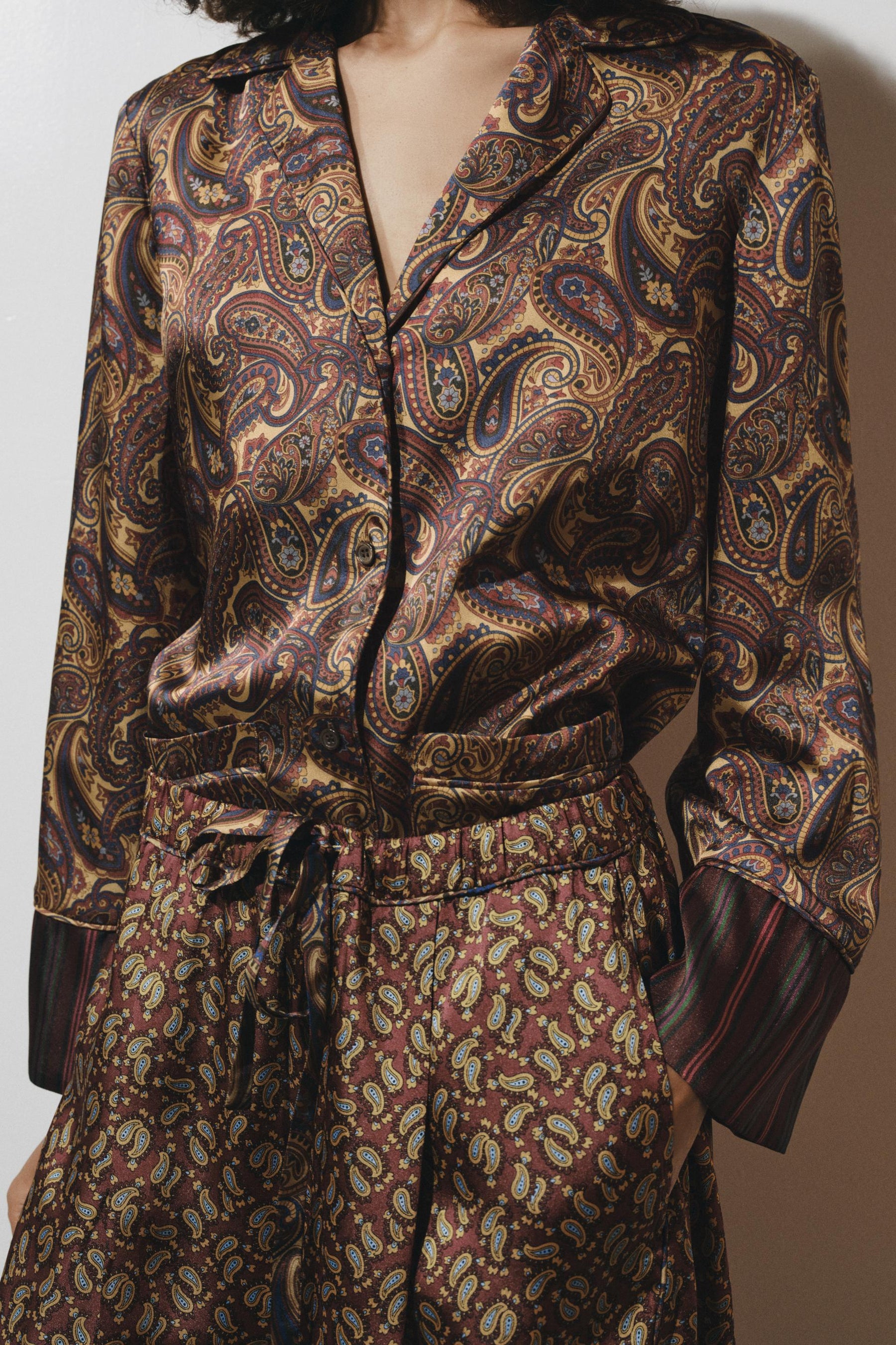 Paisley Pyjama Shirt