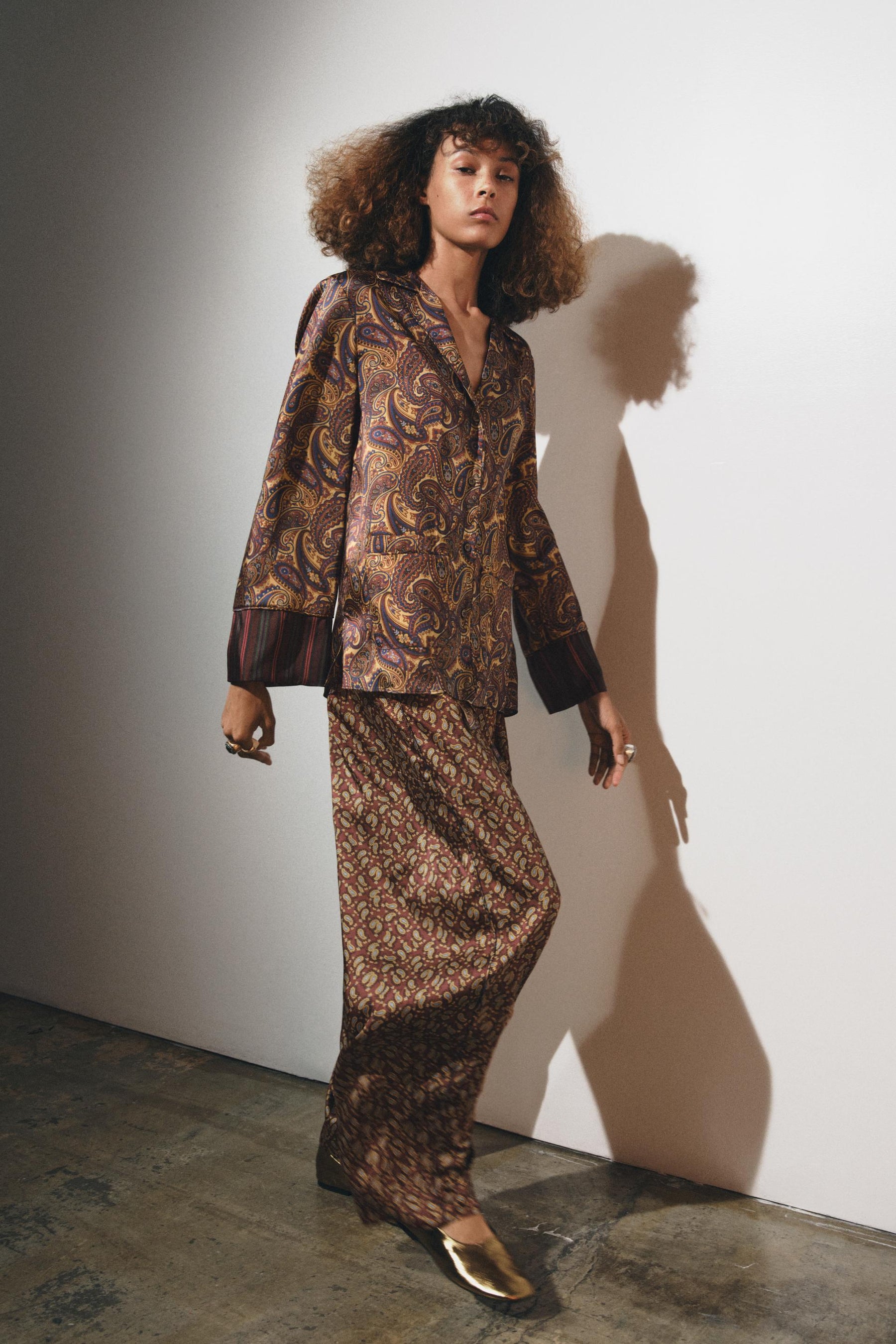 Paisley Pyjama Shirt