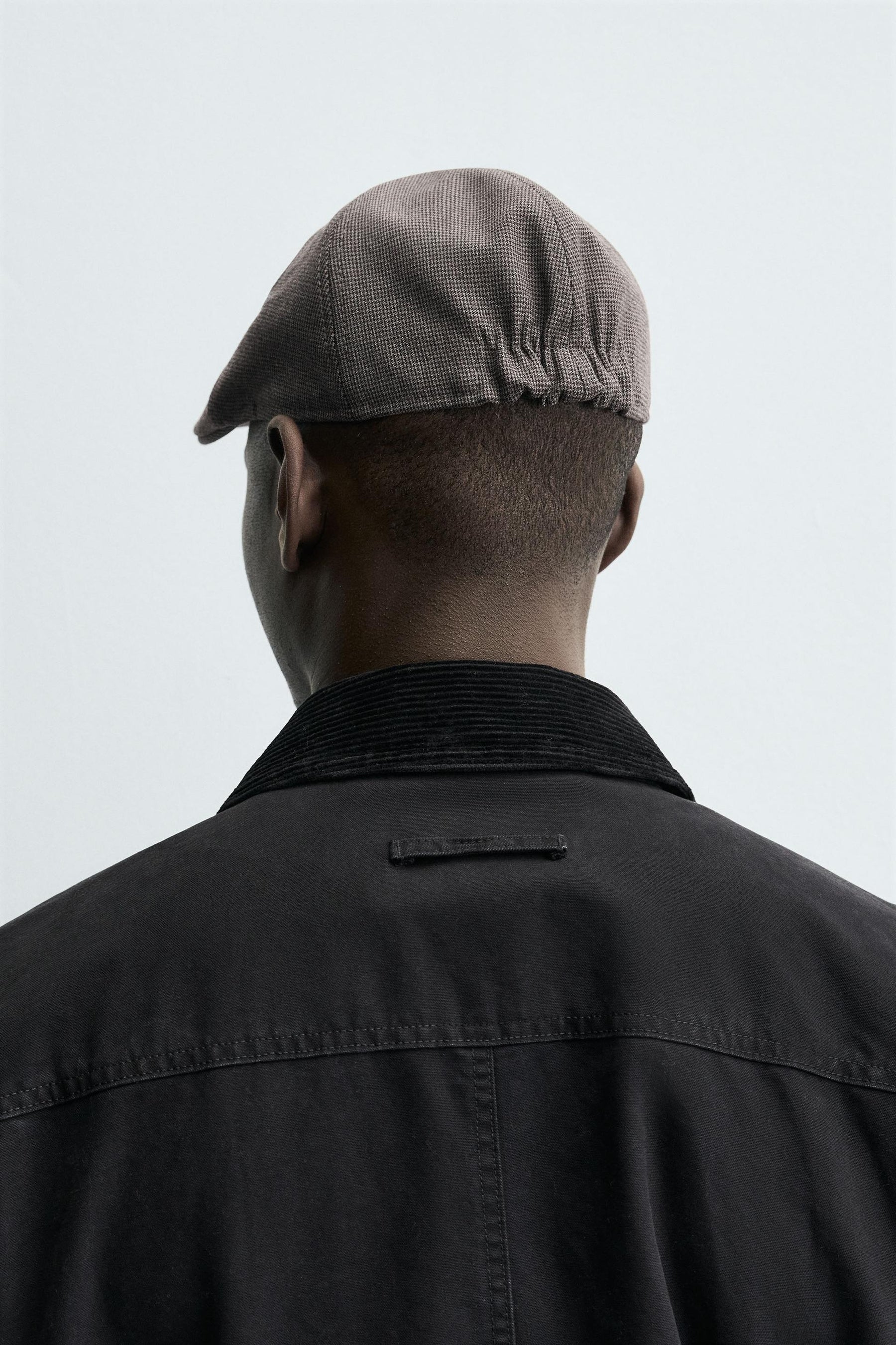 FLANNEL HOUNDSTOOTH BERET - Image 3