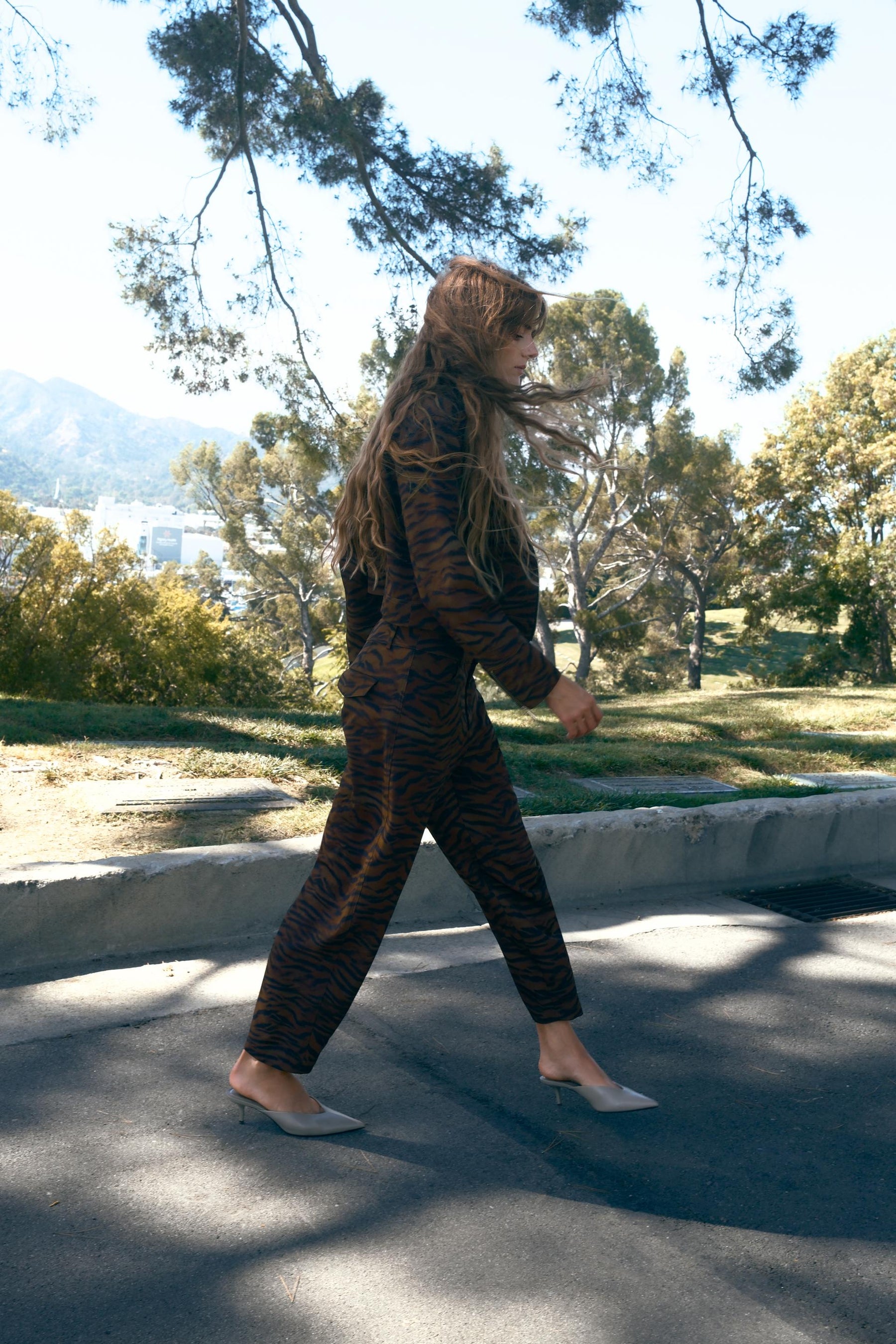 Animal Print Trousers