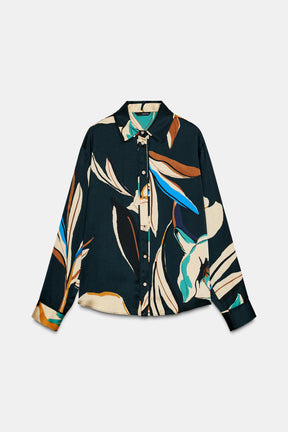 Printed Flowing Shirt