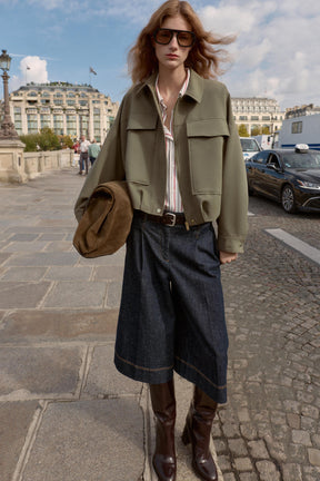 BOMBER JACKET WITH LARGE POCKETS - Image 1