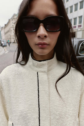 CONTRASTING TRIM BOMBER JACKET - Image 4