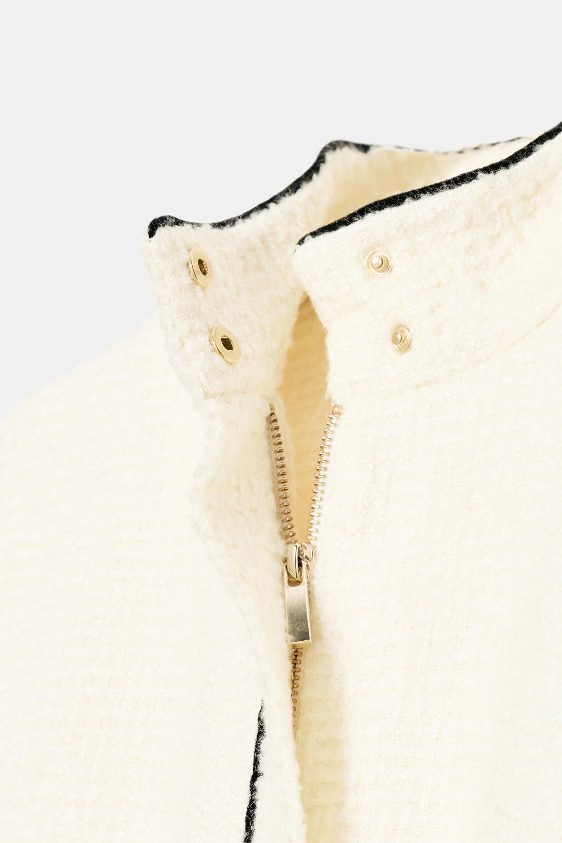 CONTRASTING TRIM BOMBER JACKET - Image 7