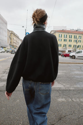 Bomber Jacket With Wool