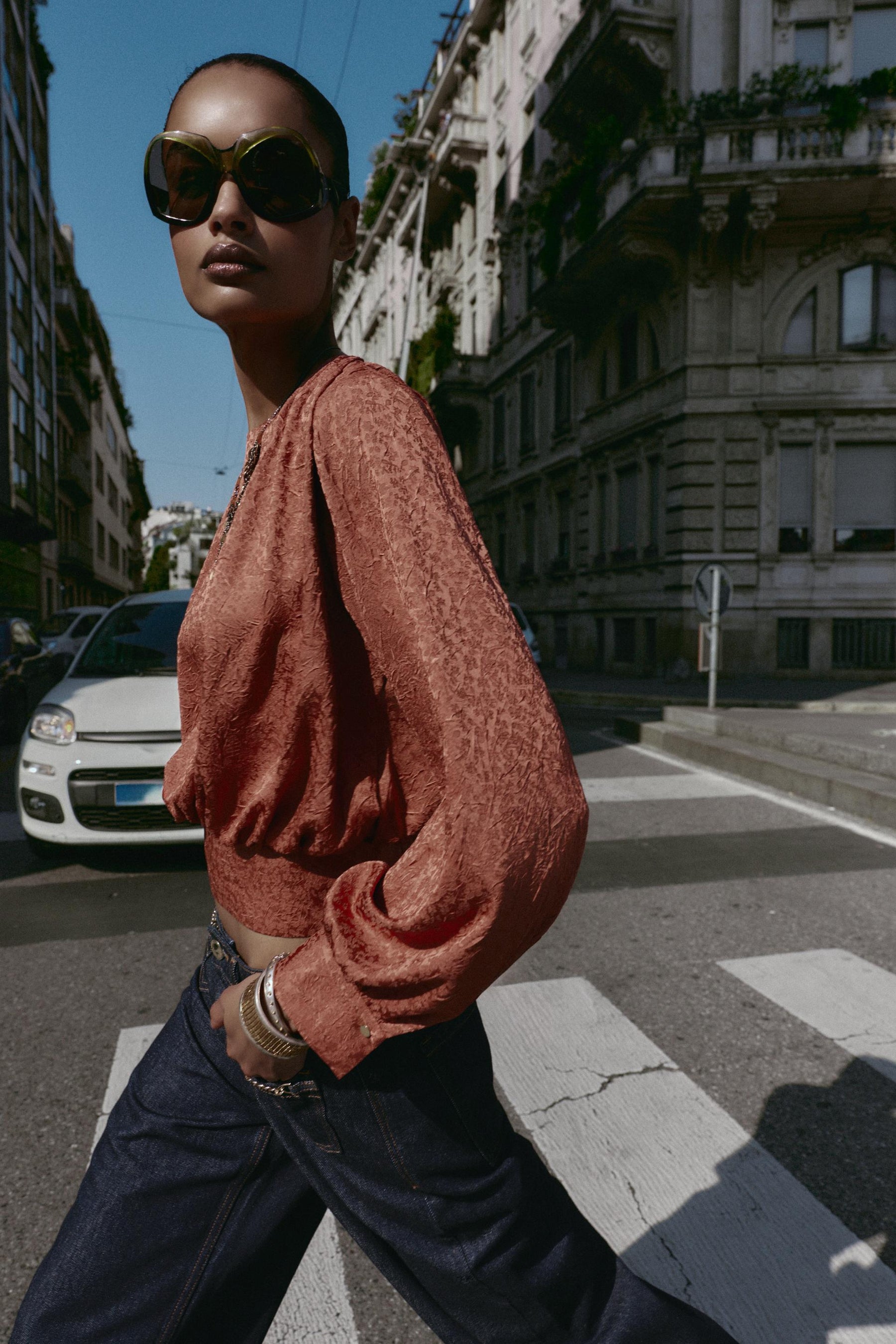 Jacquard Balloon Shirt