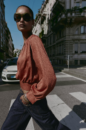 Jacquard Balloon Shirt