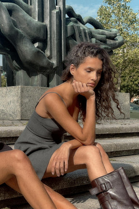 STRAPPY SHORT DRESS - Image 8