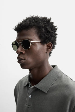 WASHED PIQUÉ POLO SHIRT - Image 5