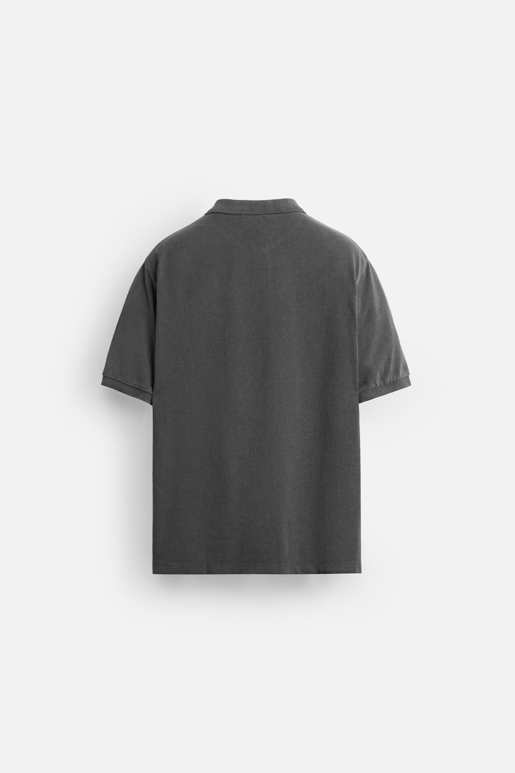 WASHED PIQUÉ POLO SHIRT - Image 7
