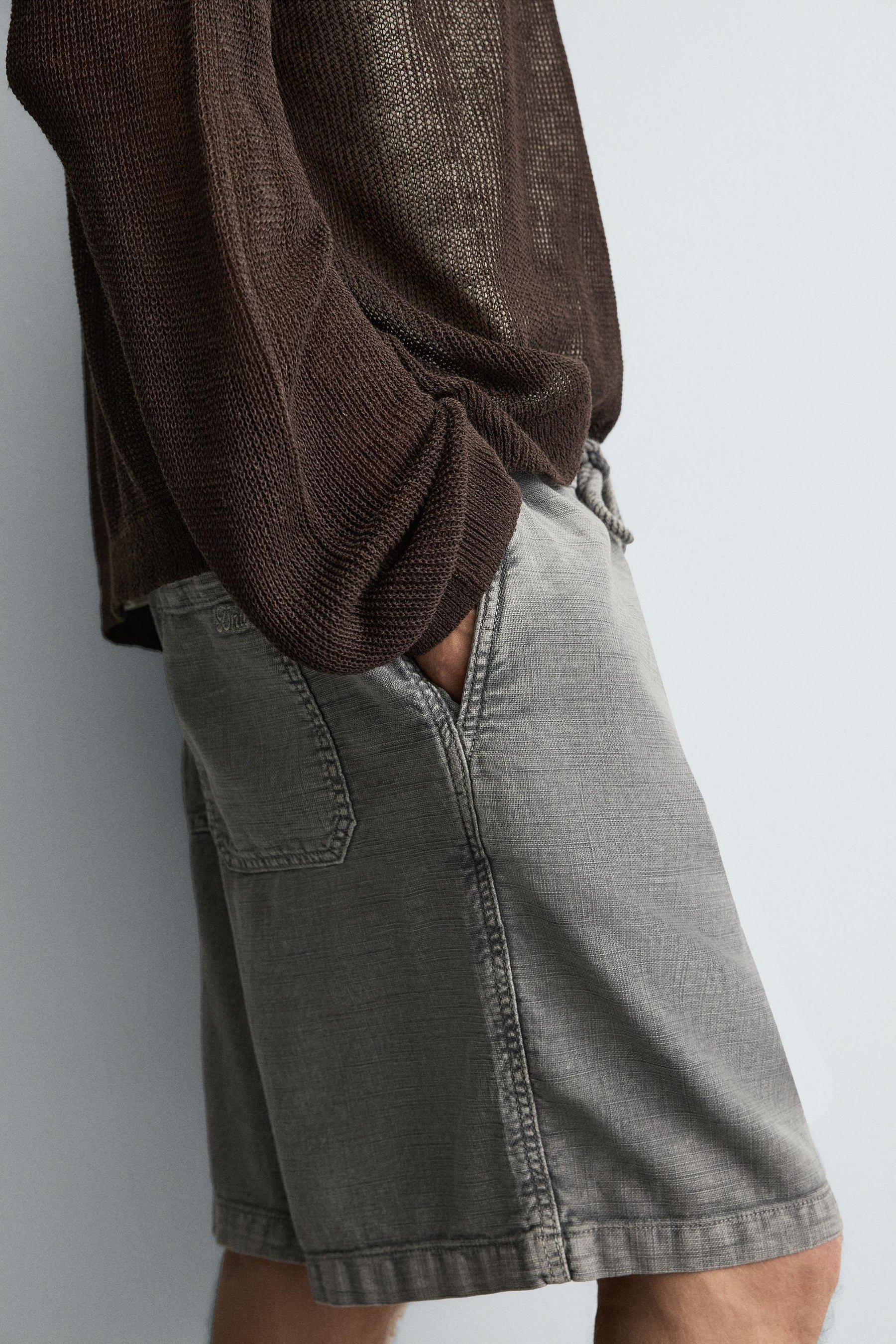 FADED RELAXED FIT BERMUDA SHORTS - Image 5
