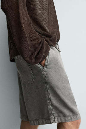 FADED RELAXED FIT BERMUDA SHORTS - Image 5