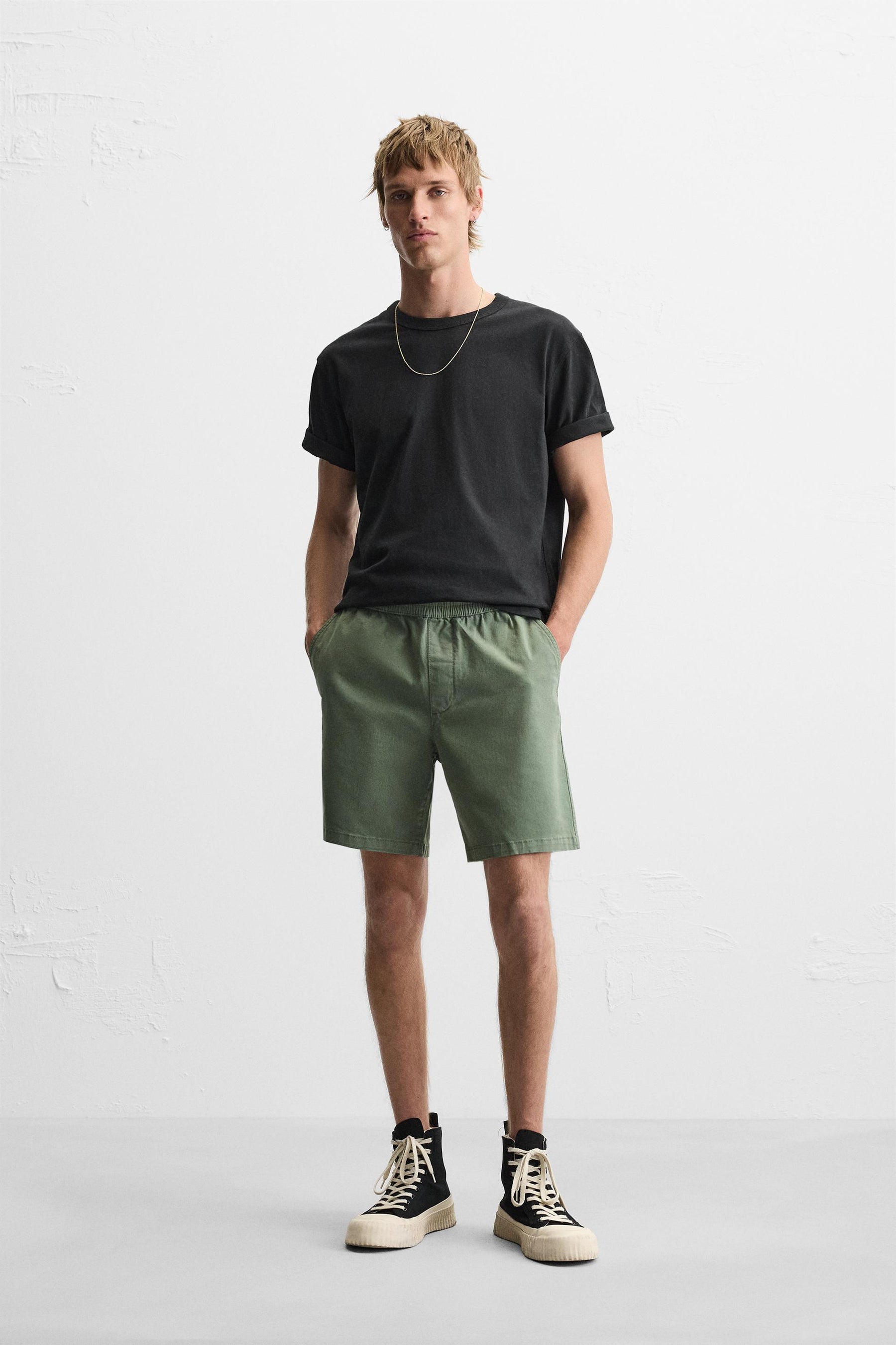 RELAXED FIT BERMUDA SHORTS - Image 1