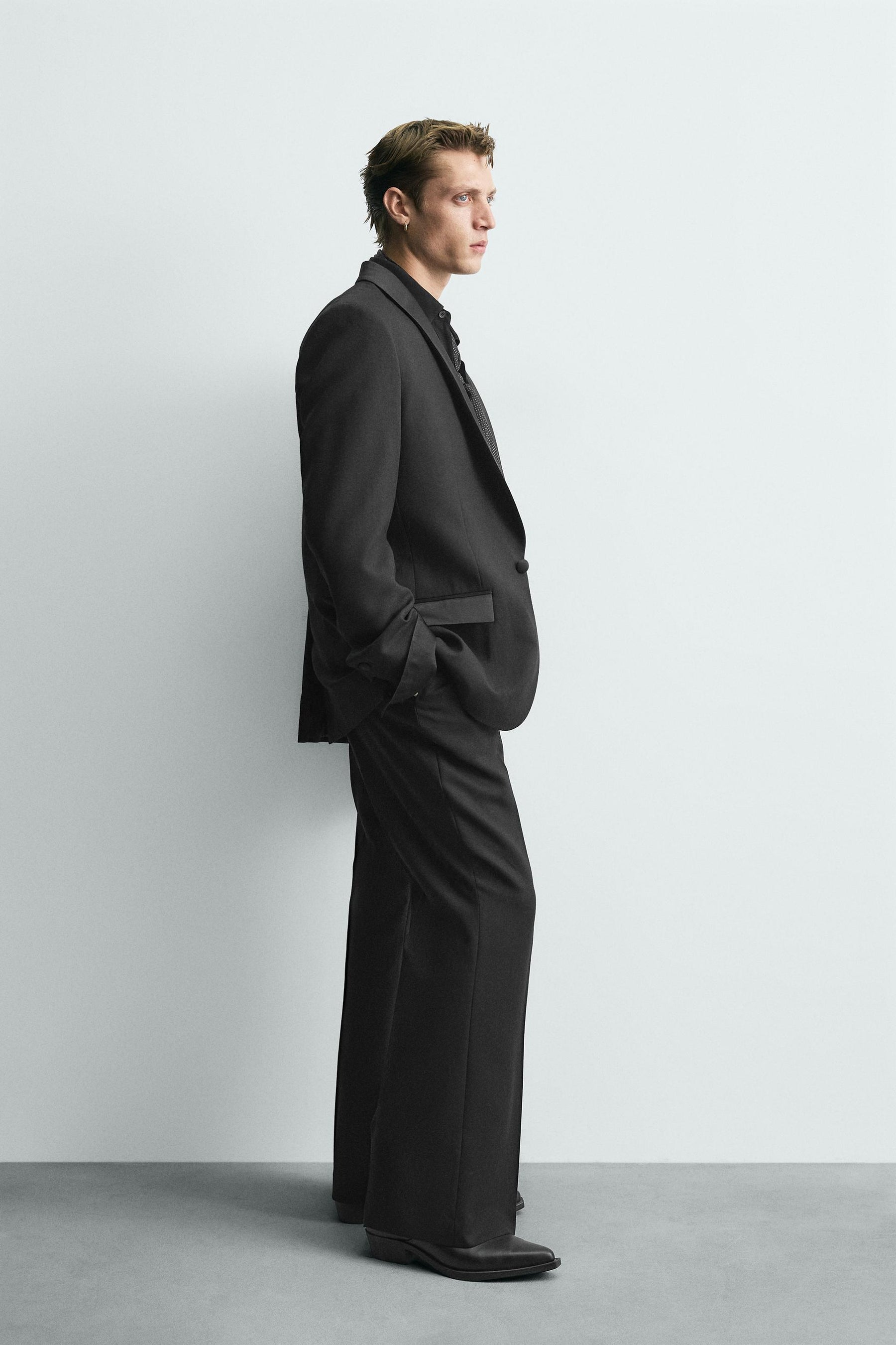LIMITED EDITION FLARE FIT WOOL SUIT TROUSERS - Image 4