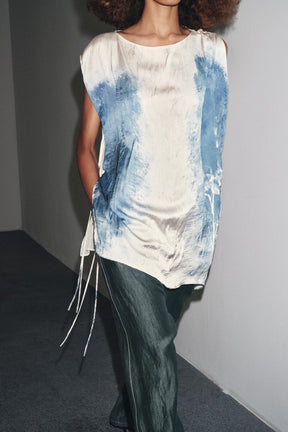 LINEN BLEND TROUSERS