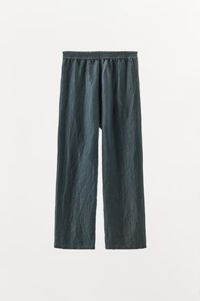 LINEN BLEND TROUSERS