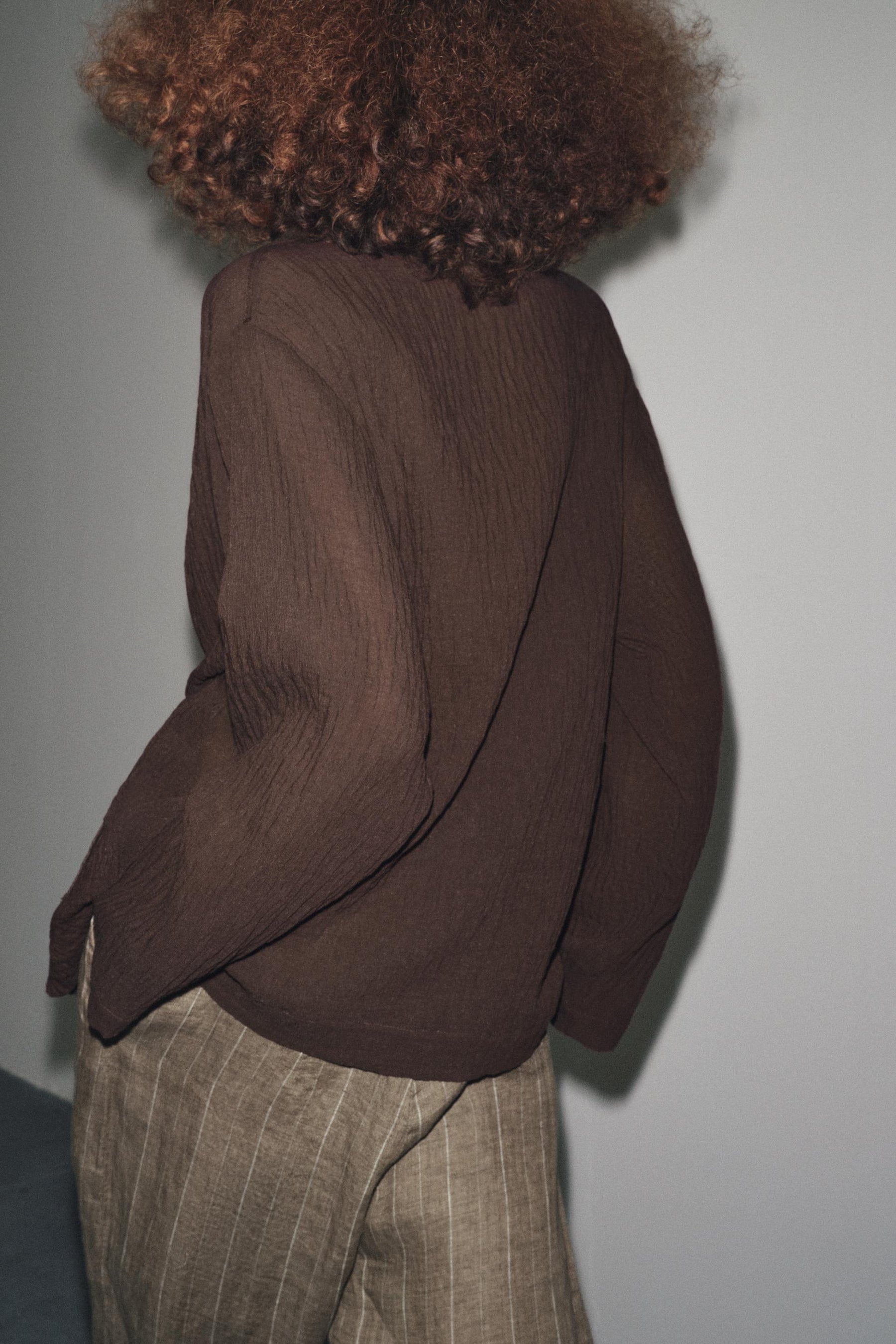 Textured Viscose Shirt