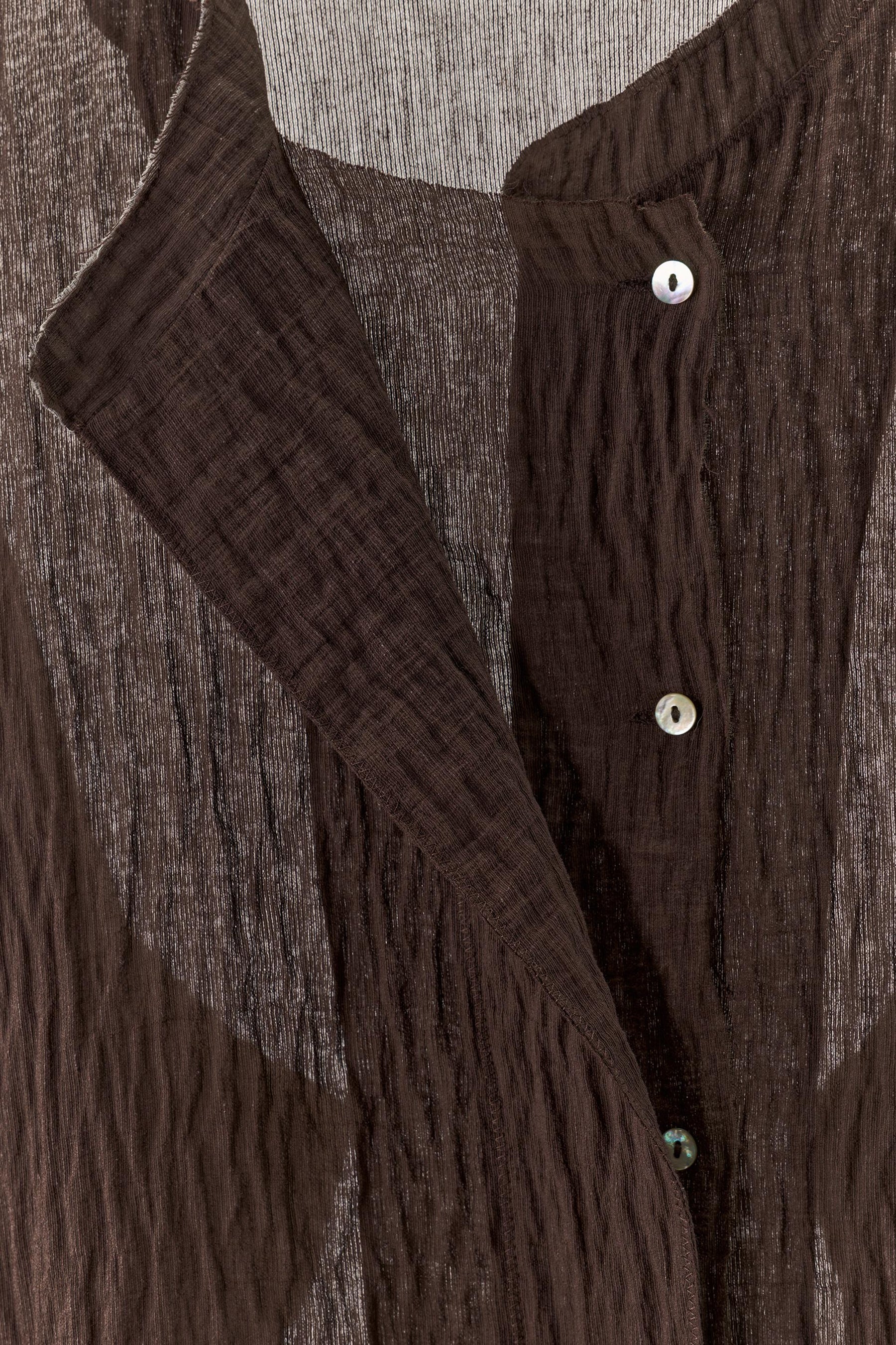 Textured Viscose Shirt