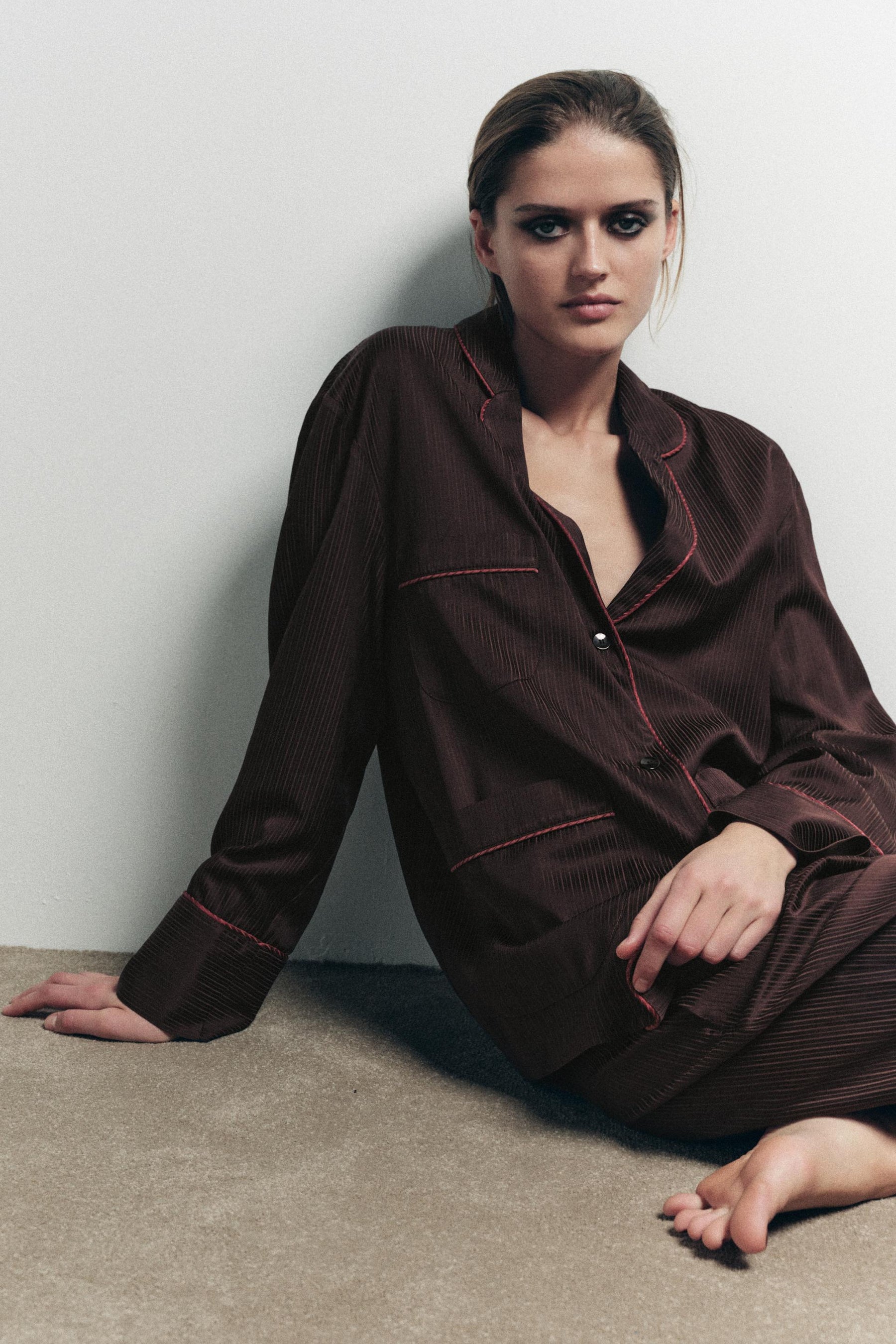 STRIPED PYJAMA SHIRT