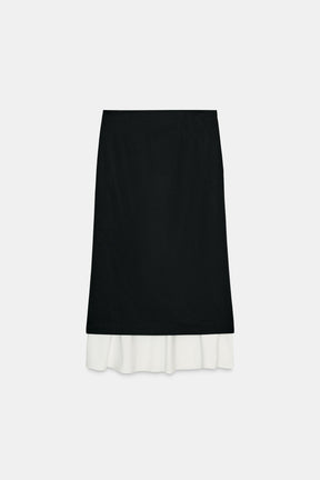 Contrast Skirt