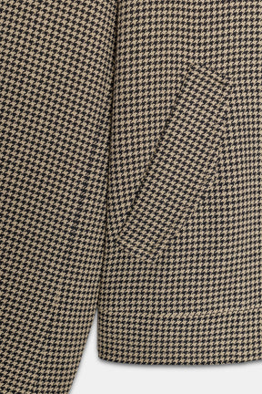 HOUNDSTOOTH BOMBER JACKET WITH SHOULDER PADS - Image 9