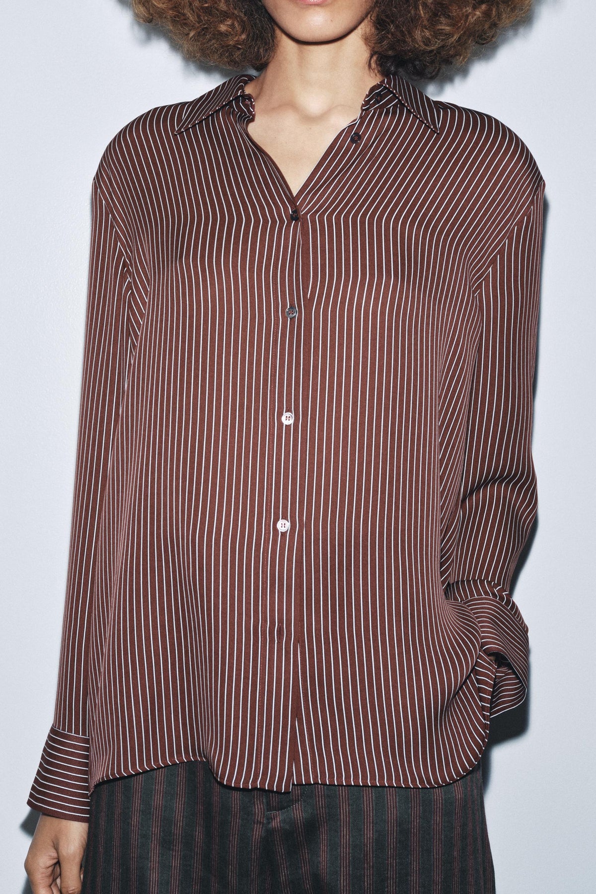 Silk Striped Shirt