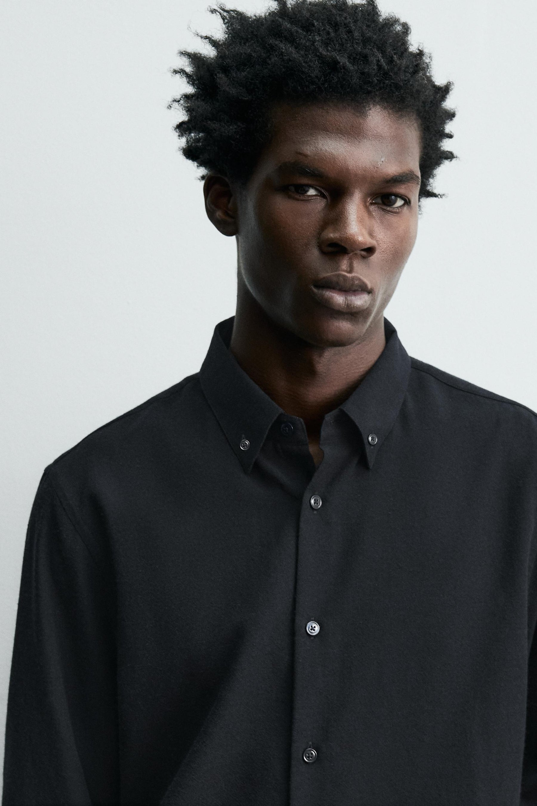 TEXTURED WOOL BLEND SHIRT - Image 5