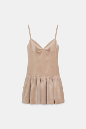 Voluminous Strap Dress