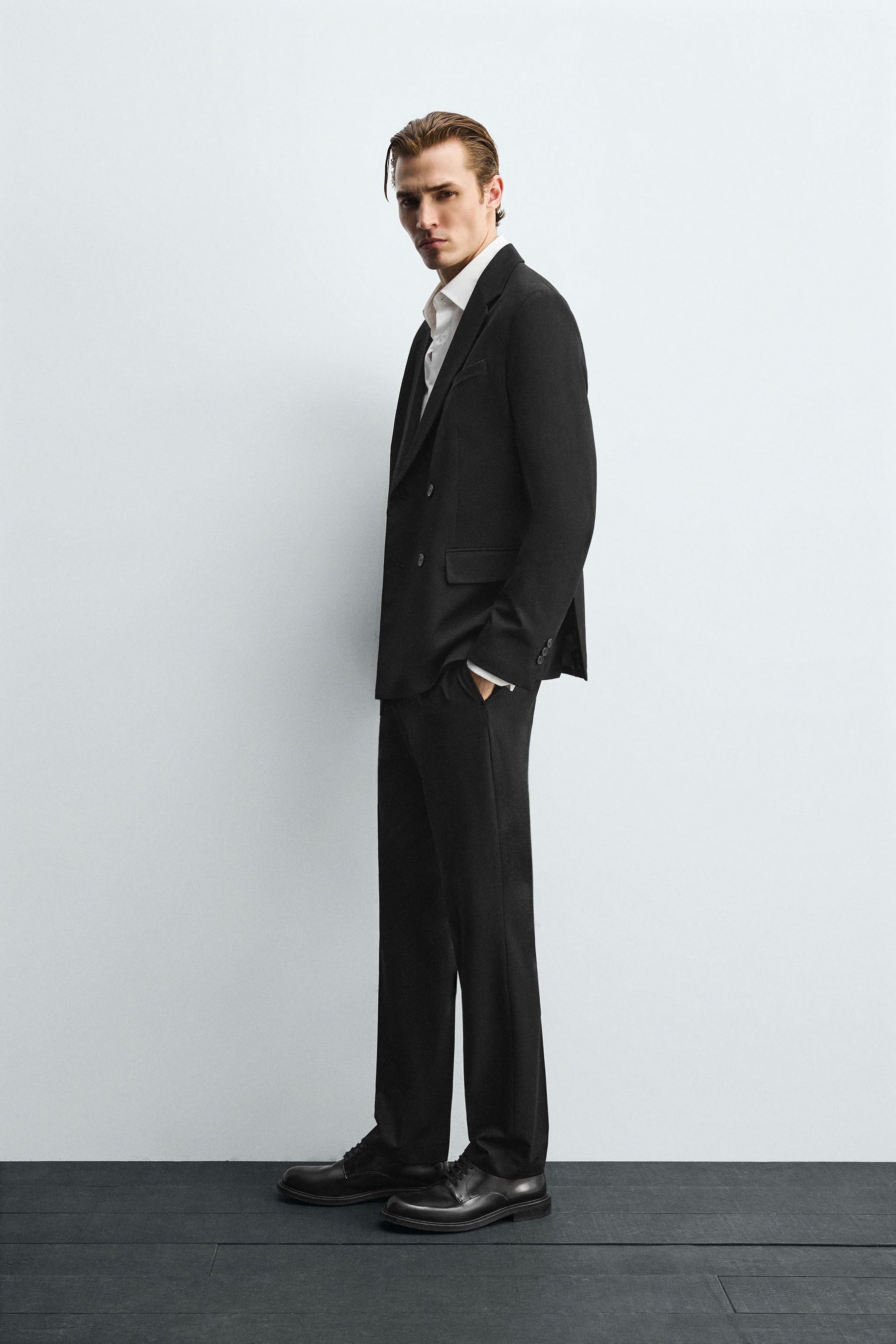 COMFORT DOUBLE-BREASTED BLAZER SUIT - Image 4