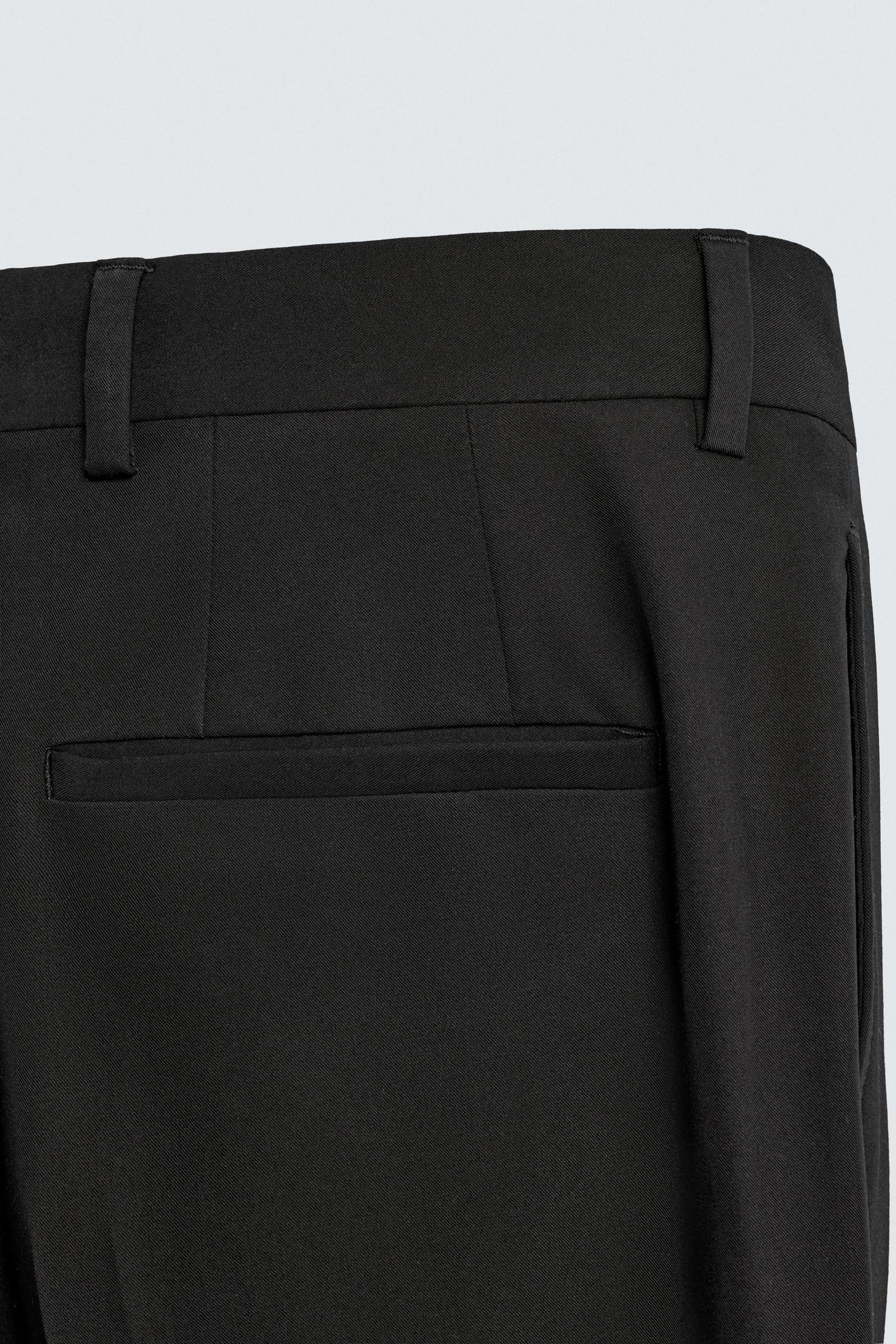 COMFORT PLEATED SUIT TROUSERS - Image 8