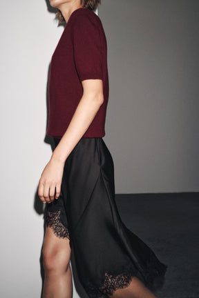 Wool Knit Short Jumper