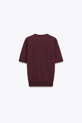 Wool Knit Short Jumper
