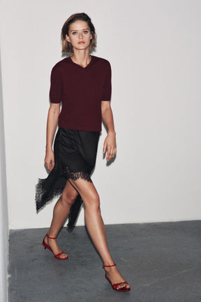 Wool Knit Short Jumper