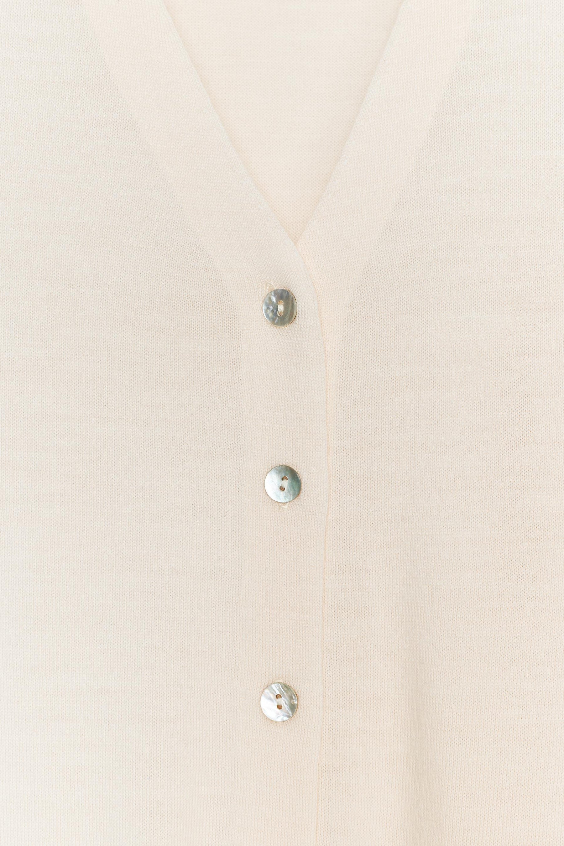 Wool V-Neck Cardigan