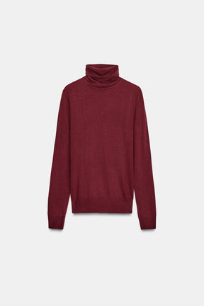 WOOL HIGH NECK JUMPER