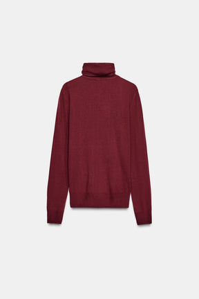 WOOL HIGH NECK JUMPER