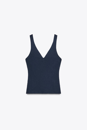 RIB KNIT TOP - Image 1