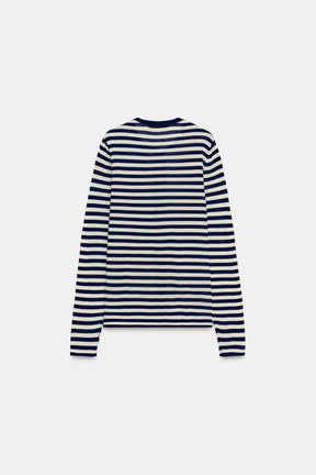 STRIPED KNIT CARDIGAN - Image 4