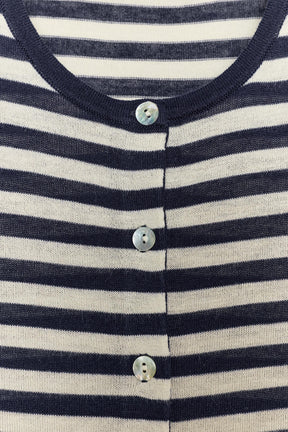 Striped Knit Cardigan
